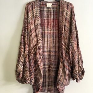 Free People Plaid Kimono
